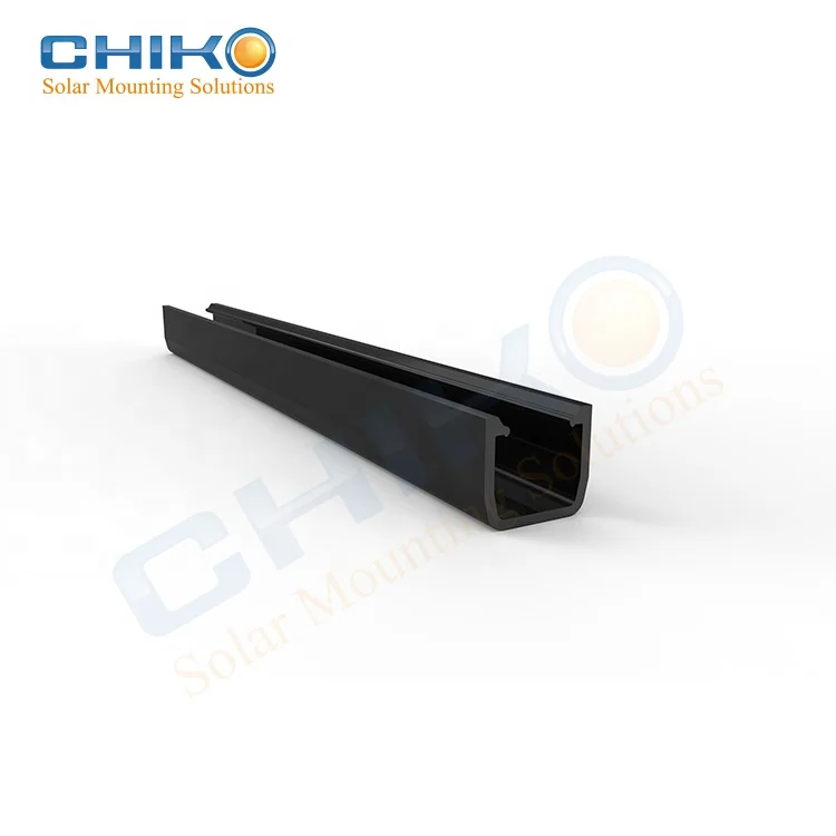 Home solar alu mounting rail / rail system 2100mm for pv module installation