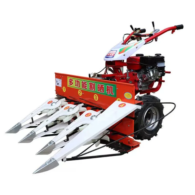 Simple Operation Farm Machinery Rice Soybean Grain Wheat Small Corn Harvester