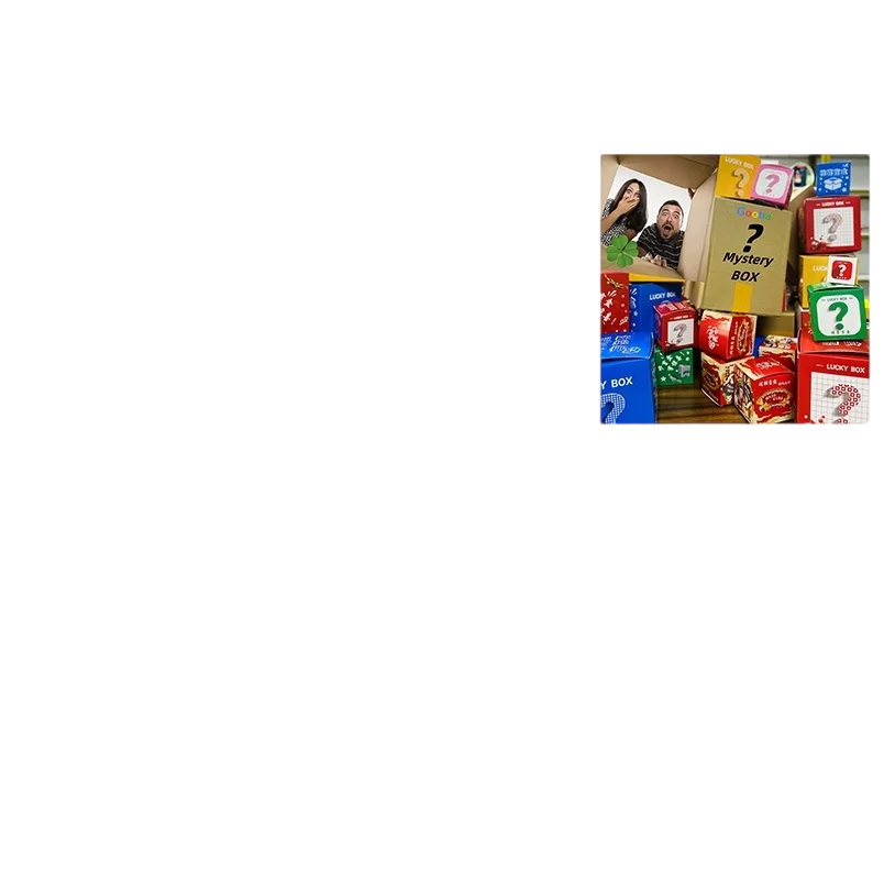 Caja Misteriosa Wireless Smart Watches Lucky Draw Surprise Blind Mystery Box with 4G Features Christmas Earphone Headphones