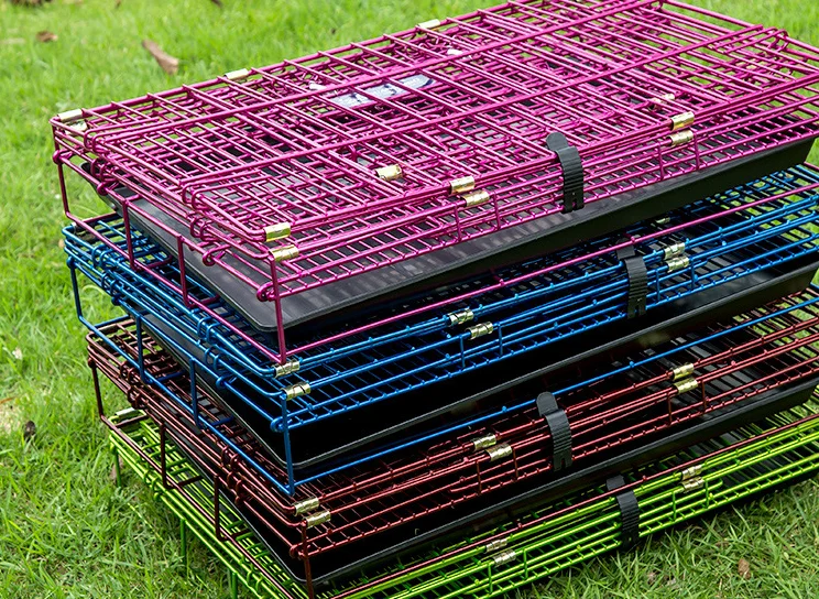 Folding Square Pet Cage Nano Stoving Varnish Doghouse Cat Cage Fence Rail OEM and ODM Pet Supplier