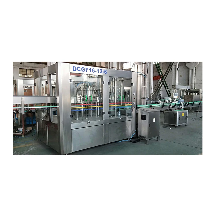 plastic PET  glass bottled water production line blowing purifying filling sealing and packing machine production line plant