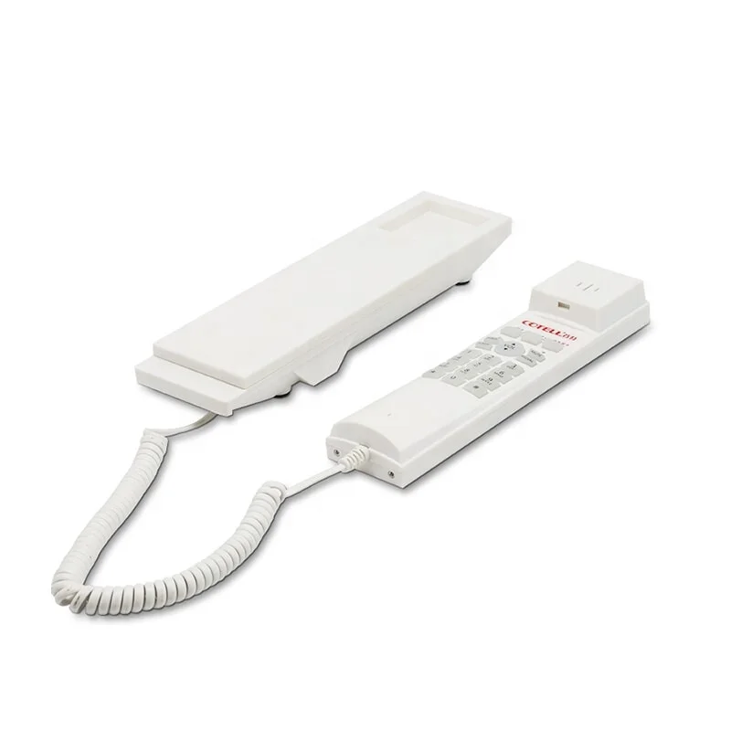 Cotell Aurum Series AU2066A Corded Telephones Landline Cored Wall Telephone Wall Mounted Hotel Bathroom Slim Telephone