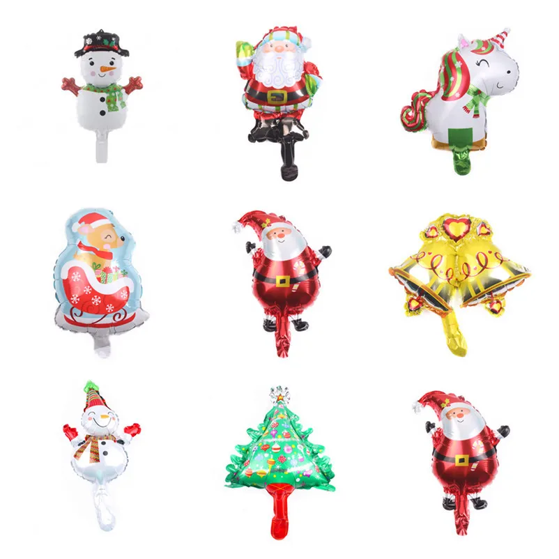 Mini Foil Balloon - Wholesale Party Gift Inflatable Merry Christmas Helium Foil Balloons