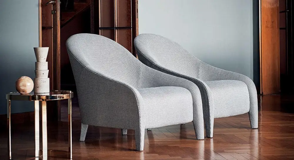 
Semicircular royal blue home furniture modern sofa set 