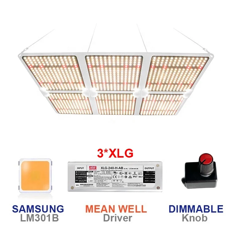 660wFarmer 3600K + Red 660nm + IR 750nm Samsumg 120w 240 watt 480w 301h Dimmable Led Grow Light Board