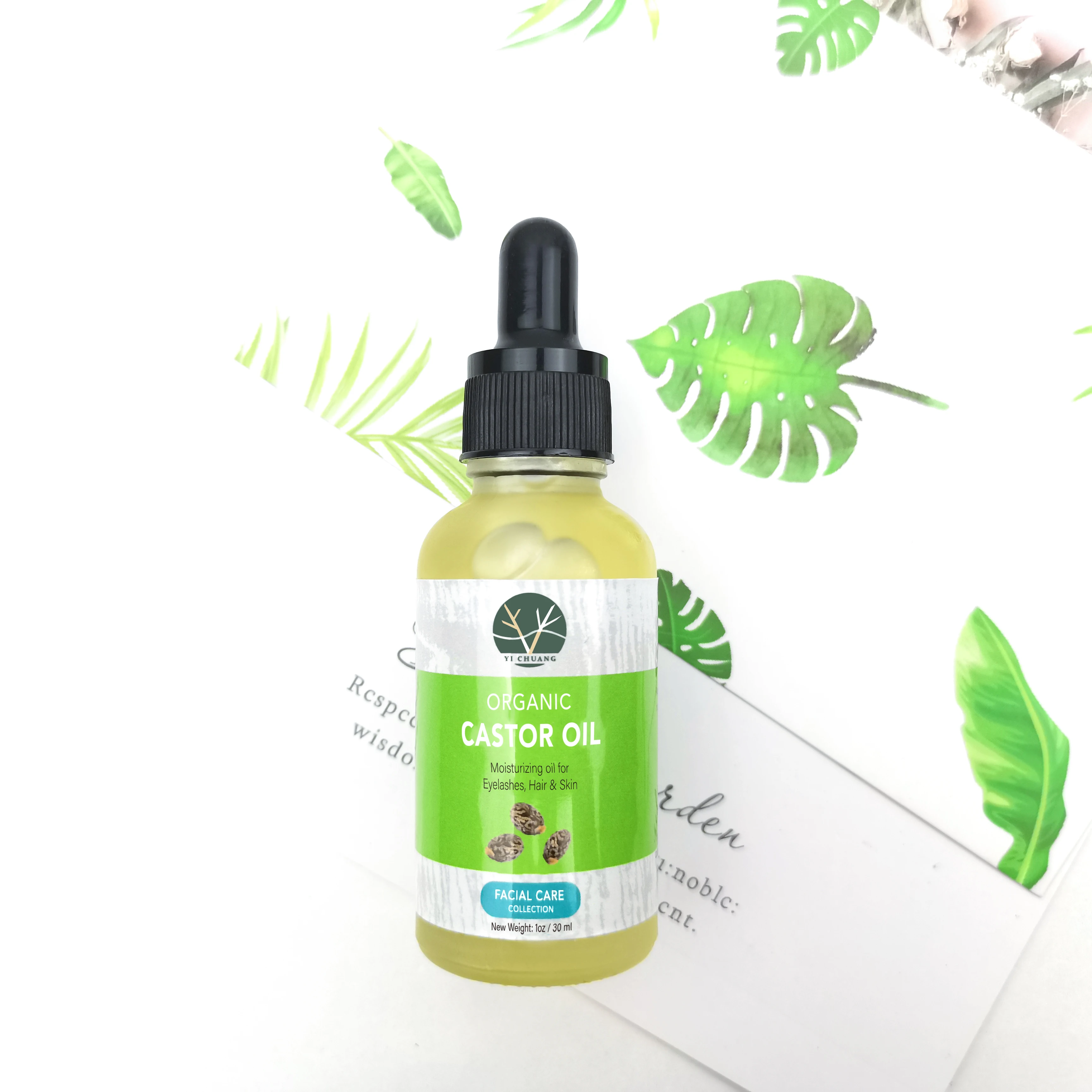 
Private Label Pure Shea Moisture Castor Oil for Hair Growth Serum 30ml Black Castor Essential Oil 100% Pure Organic Castor Oil 