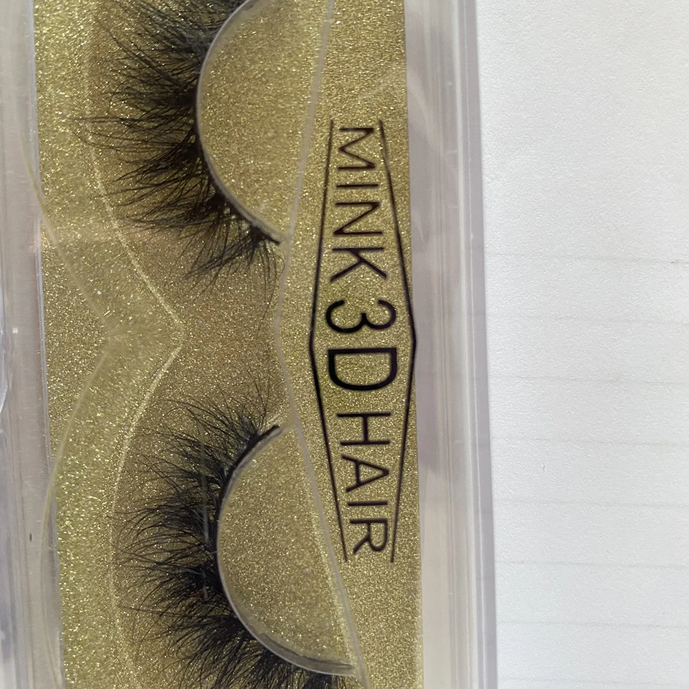  Good Selling Black Fur Mink Comfortable and Breathable False Eyelashes Natural for Eye