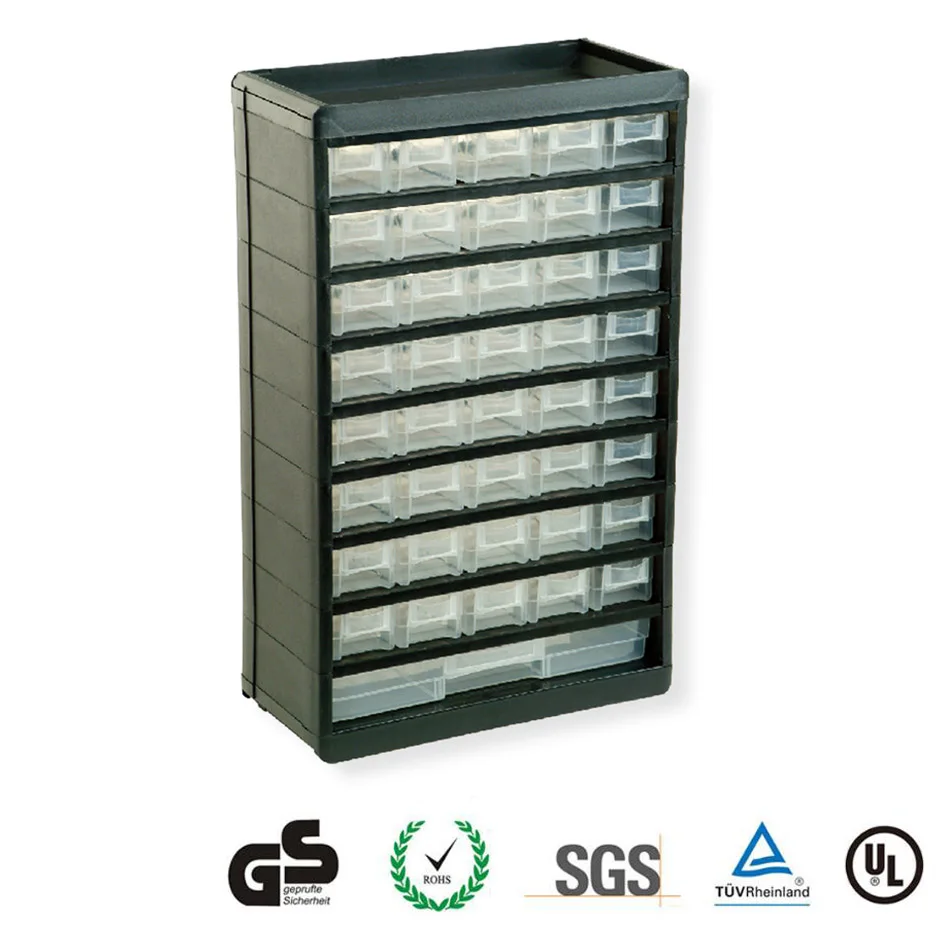 12-Inches Drawer Plastic Parts Storage  tool box Hardware and Craft Cabinet