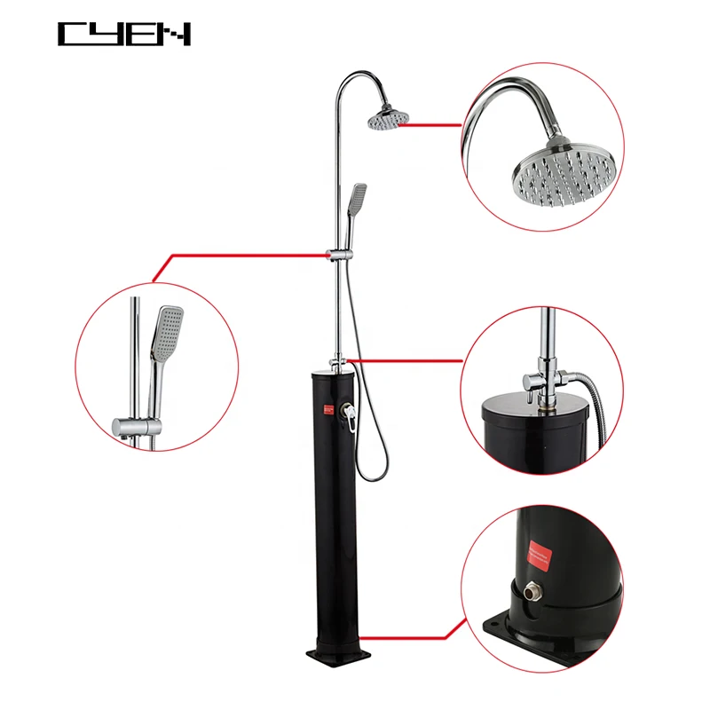 CYEN 2023 CE Certificate 40 l solar Garden shower Pool shower Outdoor Courtyard shower
