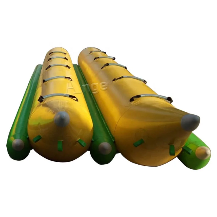 Water extreme sports game Pvc 10 person inflatable flying Fish Banana Boat