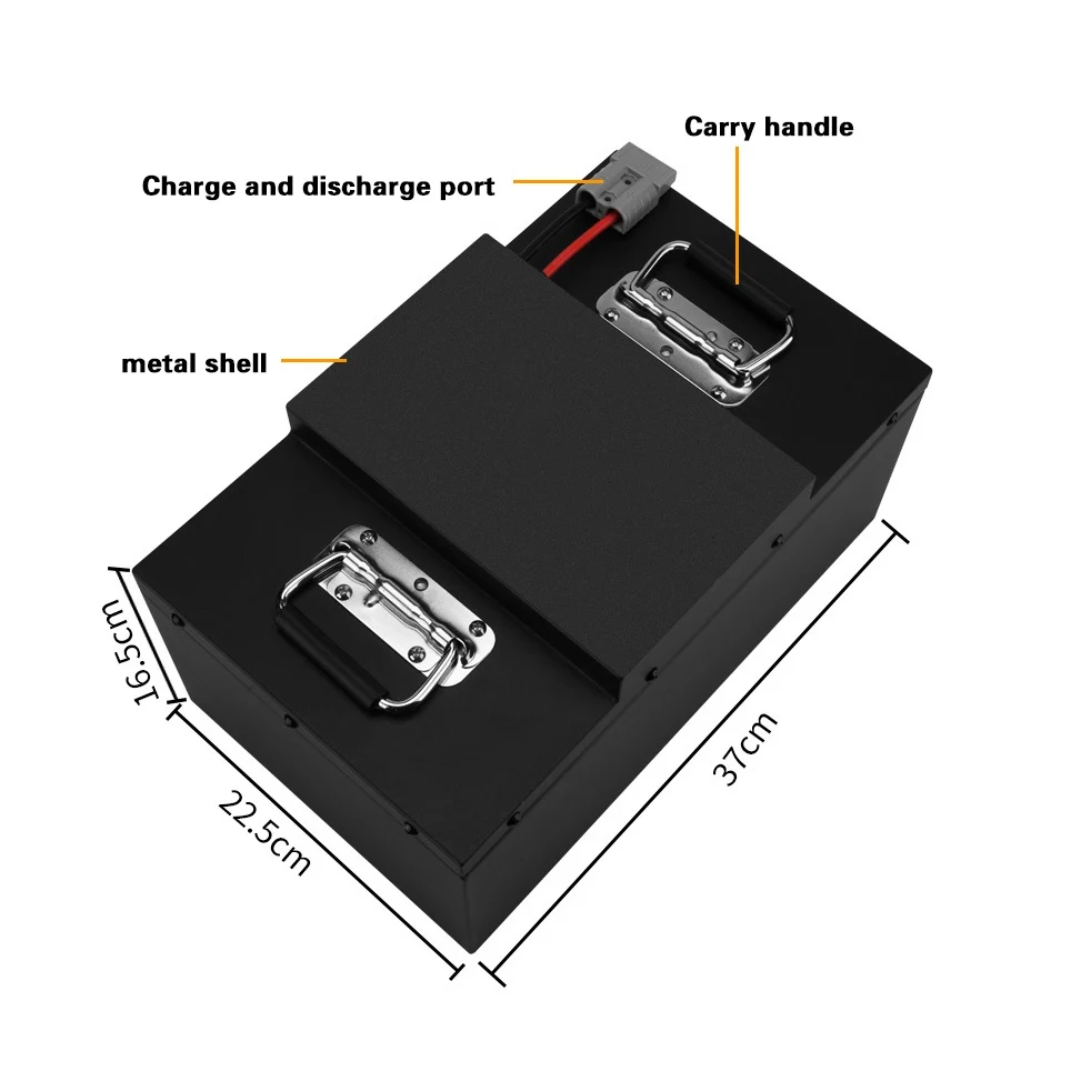 Manufacturers wholesale 60V 65AH electric vehicle tricycle Car battery pack 60V 65A India Bajaj Lithium Ion Lifepo4 Battery