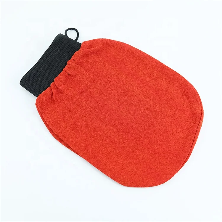 Customized Exfoliating Scrubber Tan Removal Mitt Moroccan Exfoliating Glove Body Scrub Glove Kessa Hammam Exfoliating Mitt