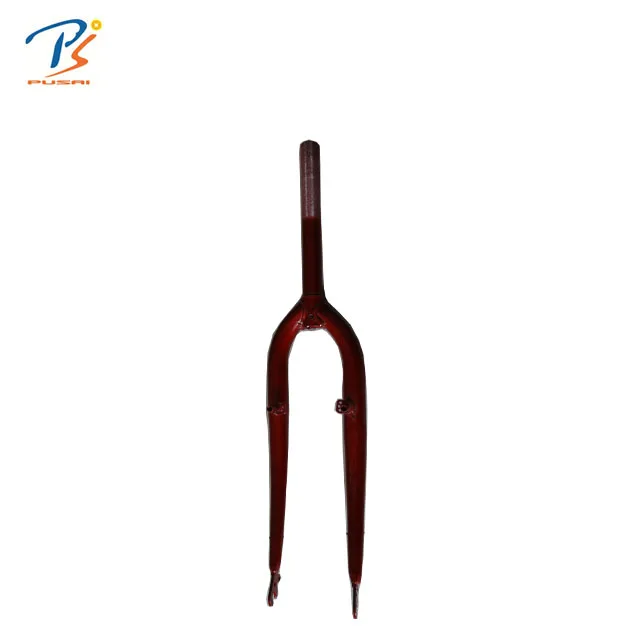 Bicycle Parts MTB Bicycle Fork 26 Inch RED Bicycle Fork 26 Under V Brake Spring Fork (low Gear Non-damping) 24-28 Inch 26 "