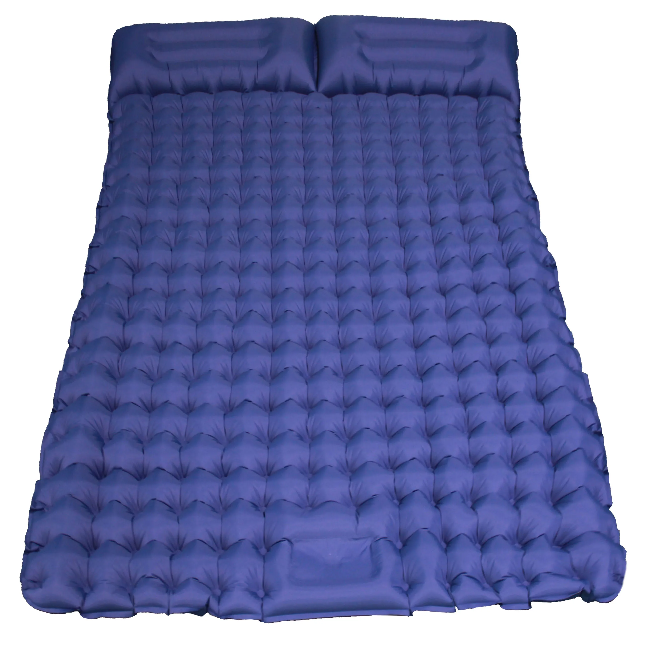 Wholesale inflatable sleeping pad double with built-in inflator for outdoor camping
