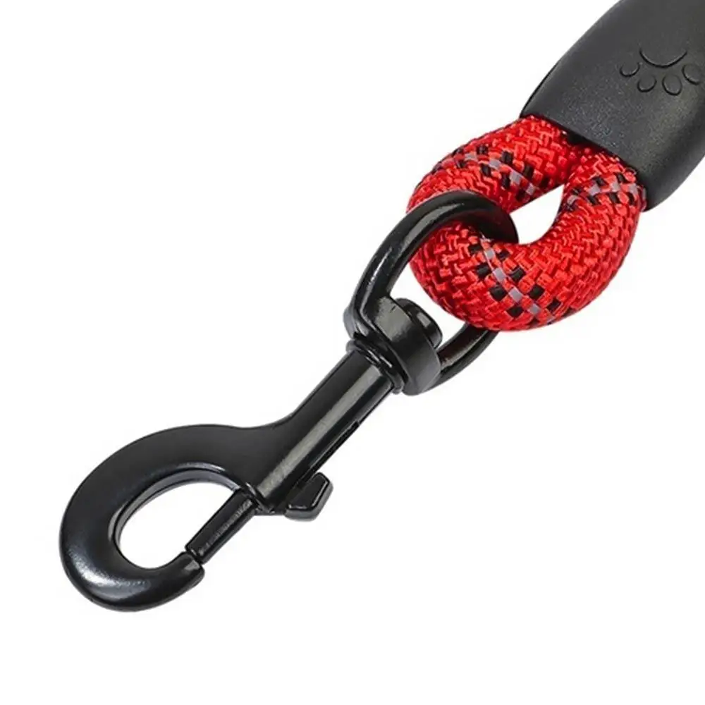 
High quality Eco-Friendly nylon round colorful rope leash lead for pet dog 