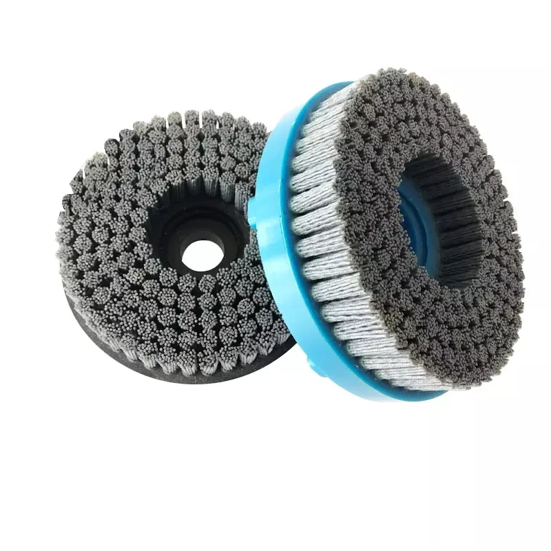 CMX Polishing grinding brush is a disc brush used to deburr rough car wheels