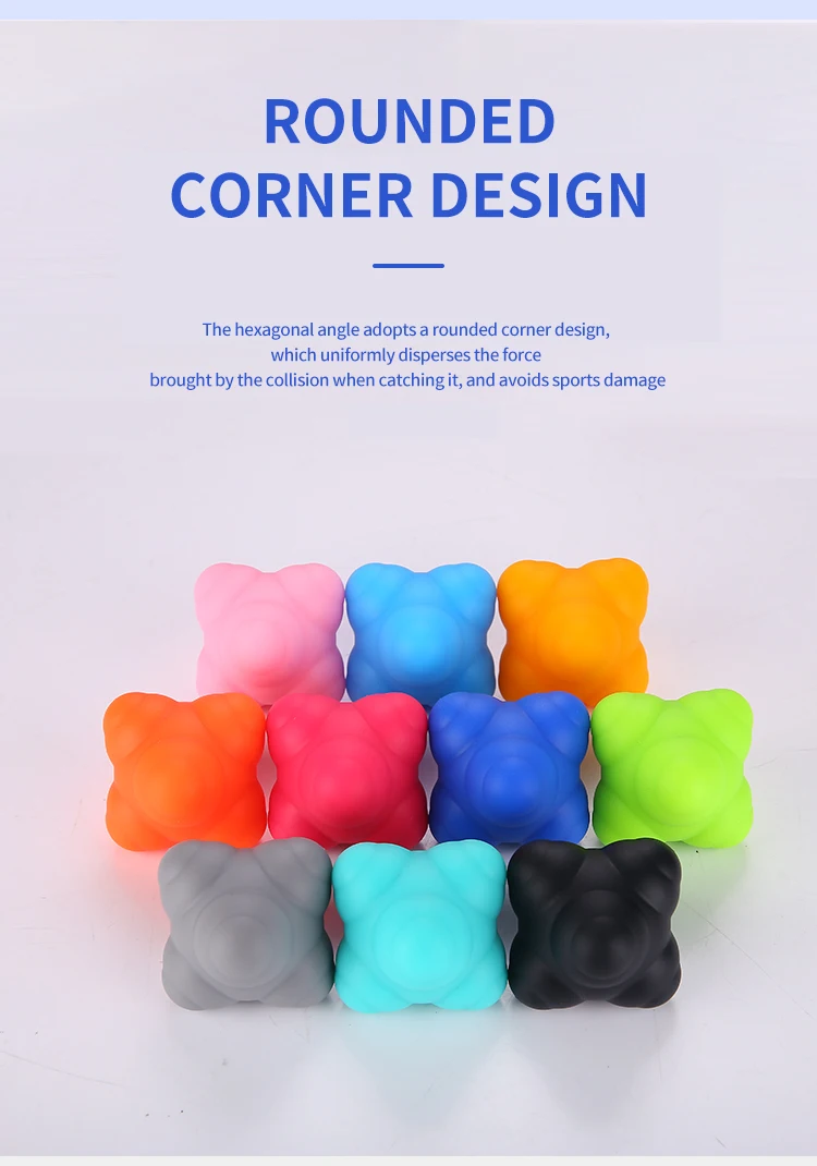Balls For Agility Training Custom Massage Silicone Reaction Balls Agility Reflex Bounce Balls