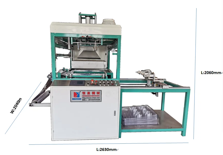 Disposable Plastic Plate Carton Making Foam Container Small Box Thermo Vacuum Forming Machine