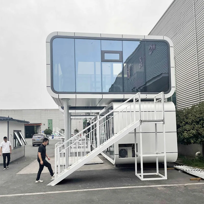 Modern Movable Camping Cabin Villa  Luxury Prefabricated Capsule House Hotel Sleeping Pod supplier