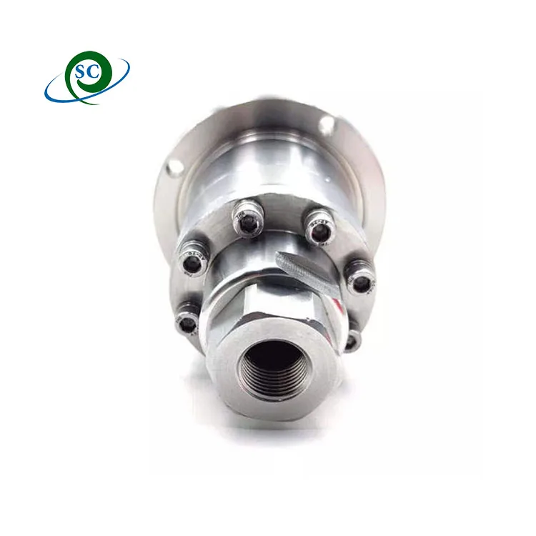 SS Top quality high pressure 360 degree rotating wj16/30 self rotajing cleaning nozzle