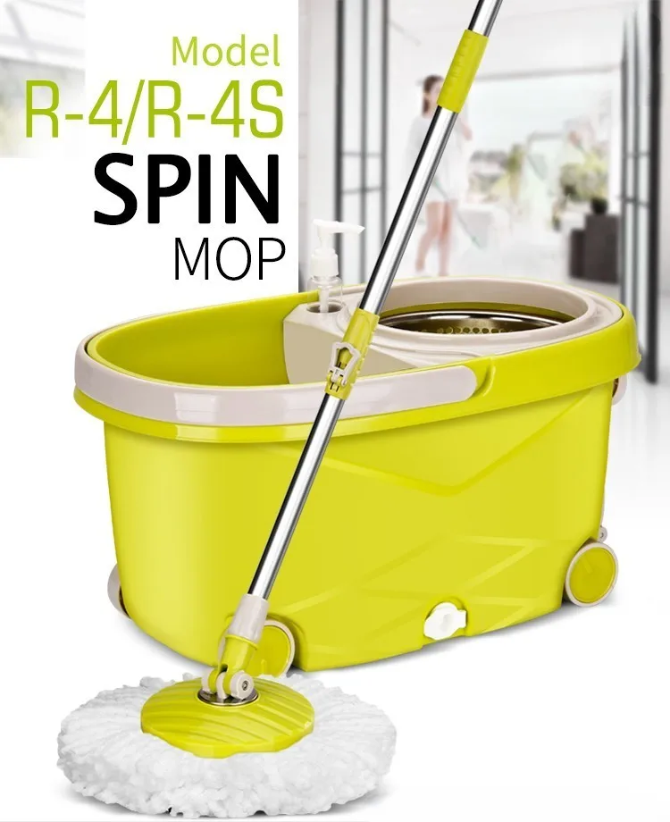 Lazy thickened automatic rotation clean mop saves time and effort for household mopping
