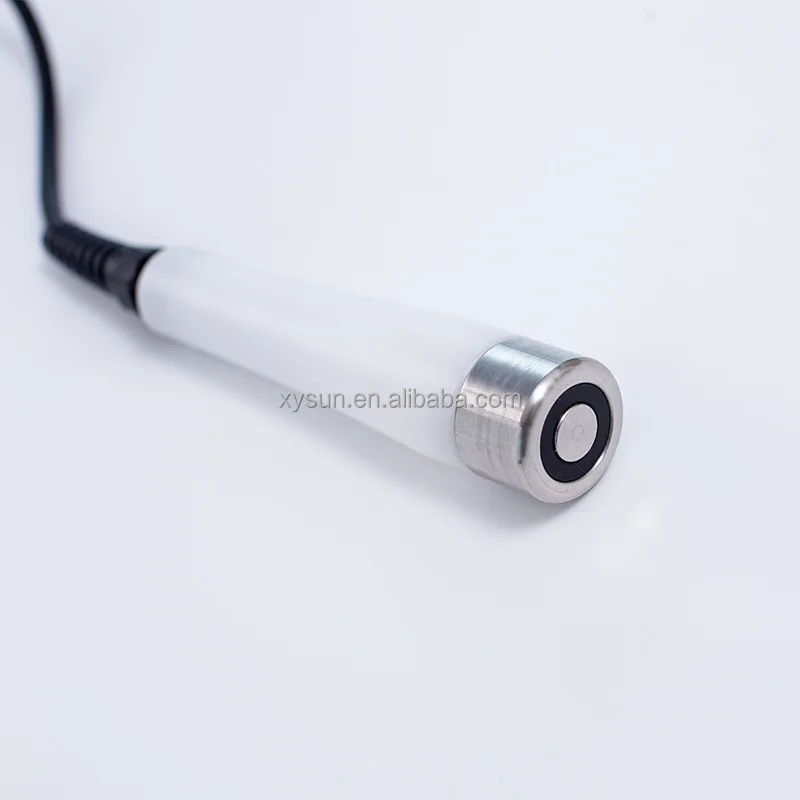 Skin tightening two probes Galvanic micro current heat face eye massager skin care machine