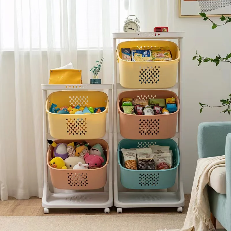 LAVINIA Multilayer PP Stackable Mesh Natural Storage Rack Fruit Storage Basket Vegetables Basket Holders for Kitchen