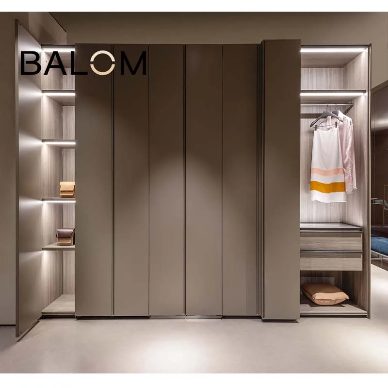 Инновационные товары от BALOM лидер продаж шкаф для хранения Индивидуальный в золотом экстравагантном гардеробном