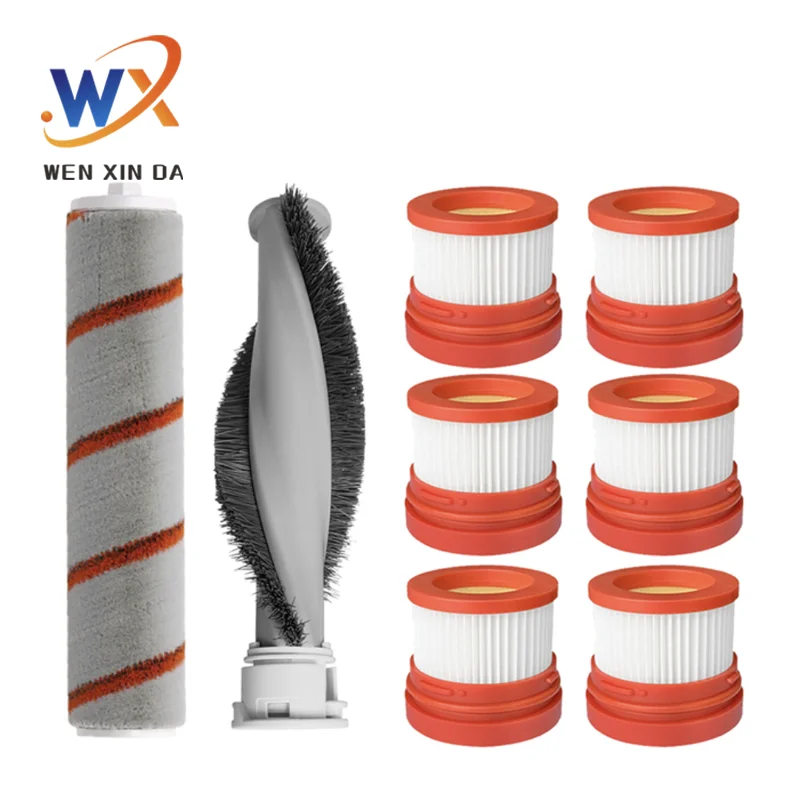 For Xiaomi Dreame V8 V9 V9B V9D V9P XR V10 V11 V12 V16 1c K10 Soft Brush Roller Hepa Filter Spare Part Accessory Replacement