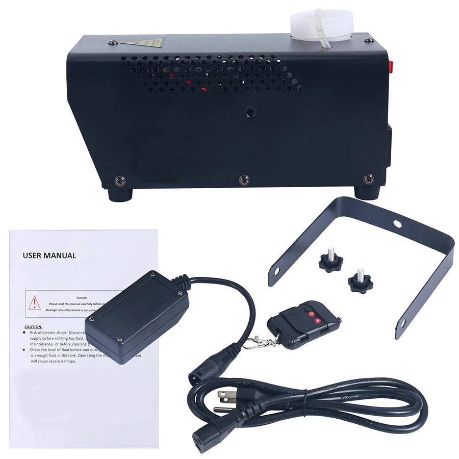 VALAVA 500W LED Professional Mini Smoke Machine 500W Fog Machine With RGB Light for Stage Party Bar Wedding Disco DJ