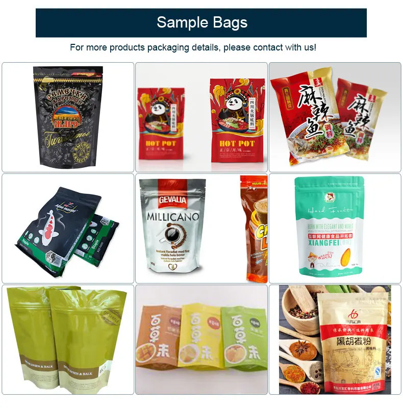 Autompack Factory Premade Zipper Pouch Packing Beans Coffee Rice Granule Chips Doypack Packing Machine