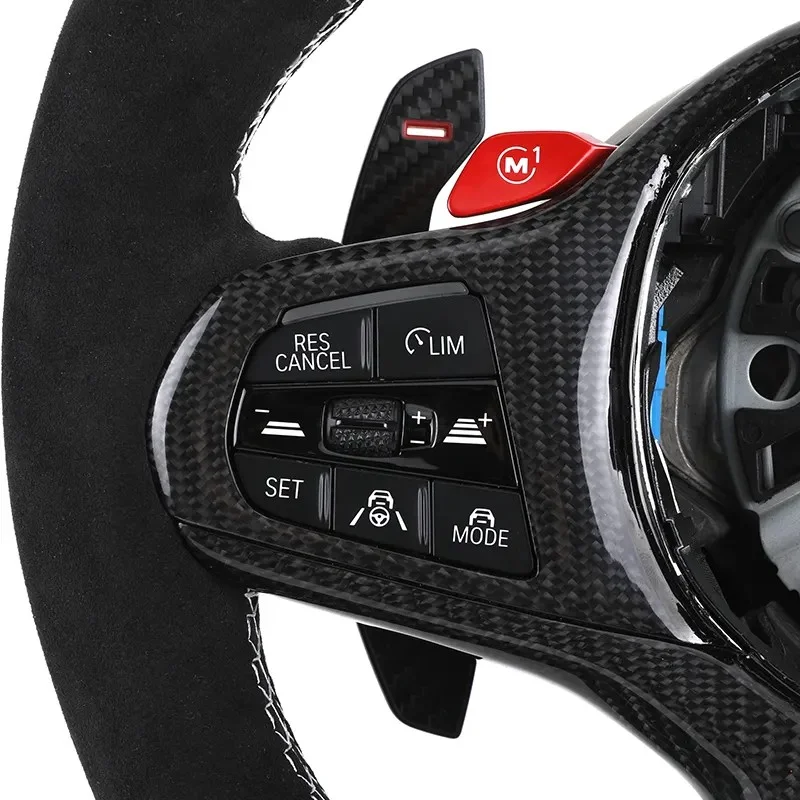 Кожаное рулевое колесо с кнопкой M1 M2 для BMW M3 G80 M4 G82 X3 G01 X4 G02 X5 G05 X6 G06 G11 G12 G20 G30 Z4 G29