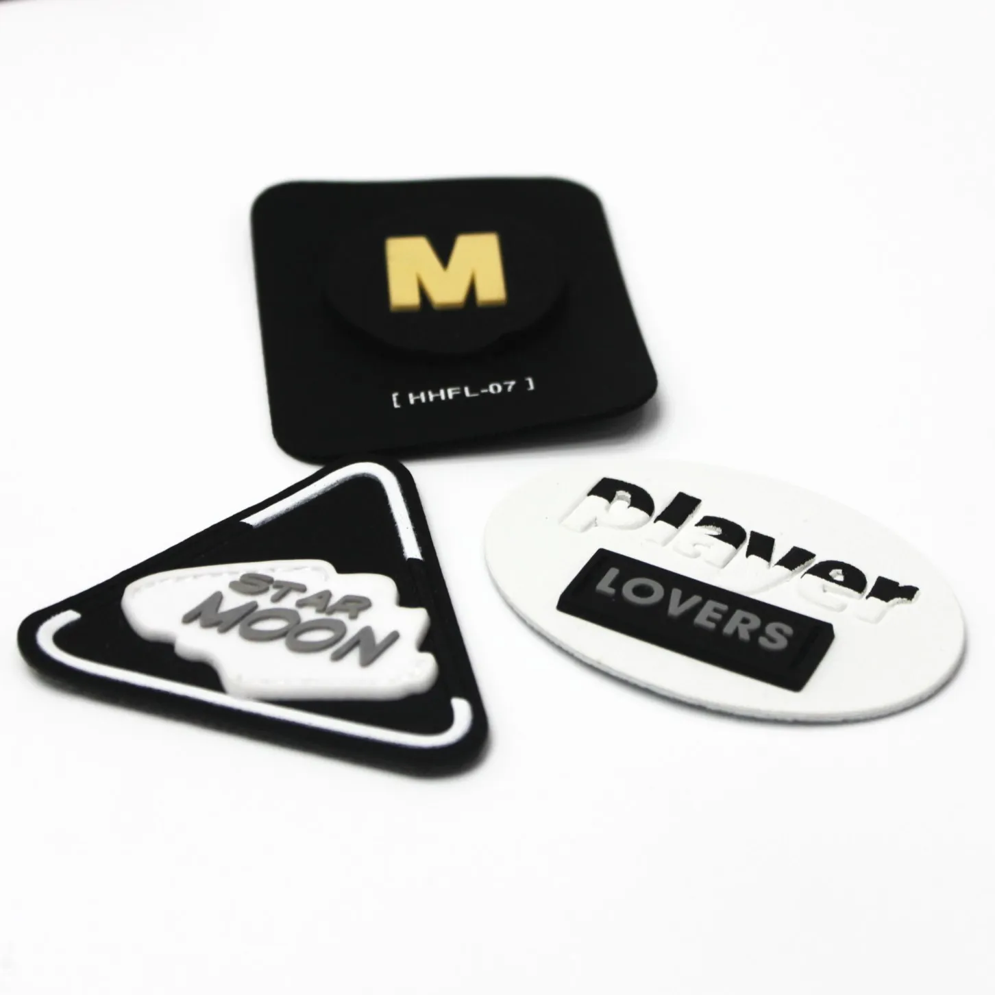 Custom brand jeans clothing PU Label Leather Patch For Garment jean