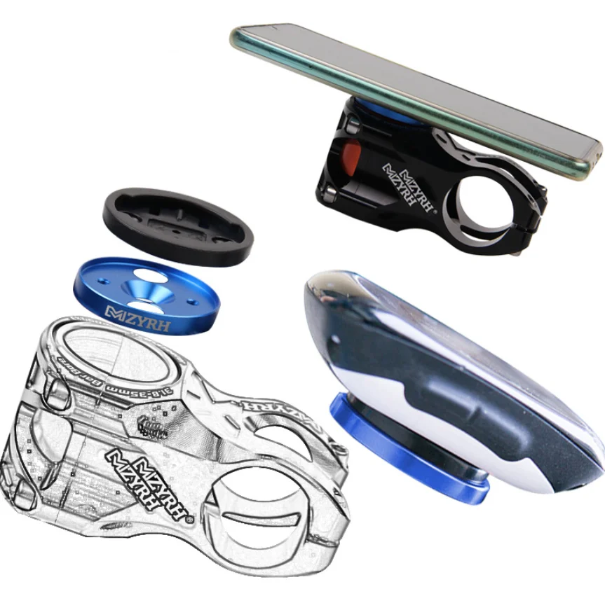 20076 Headsets Extended Bicycle Computer Sticker Cellphone Holder Bike Phone Mount