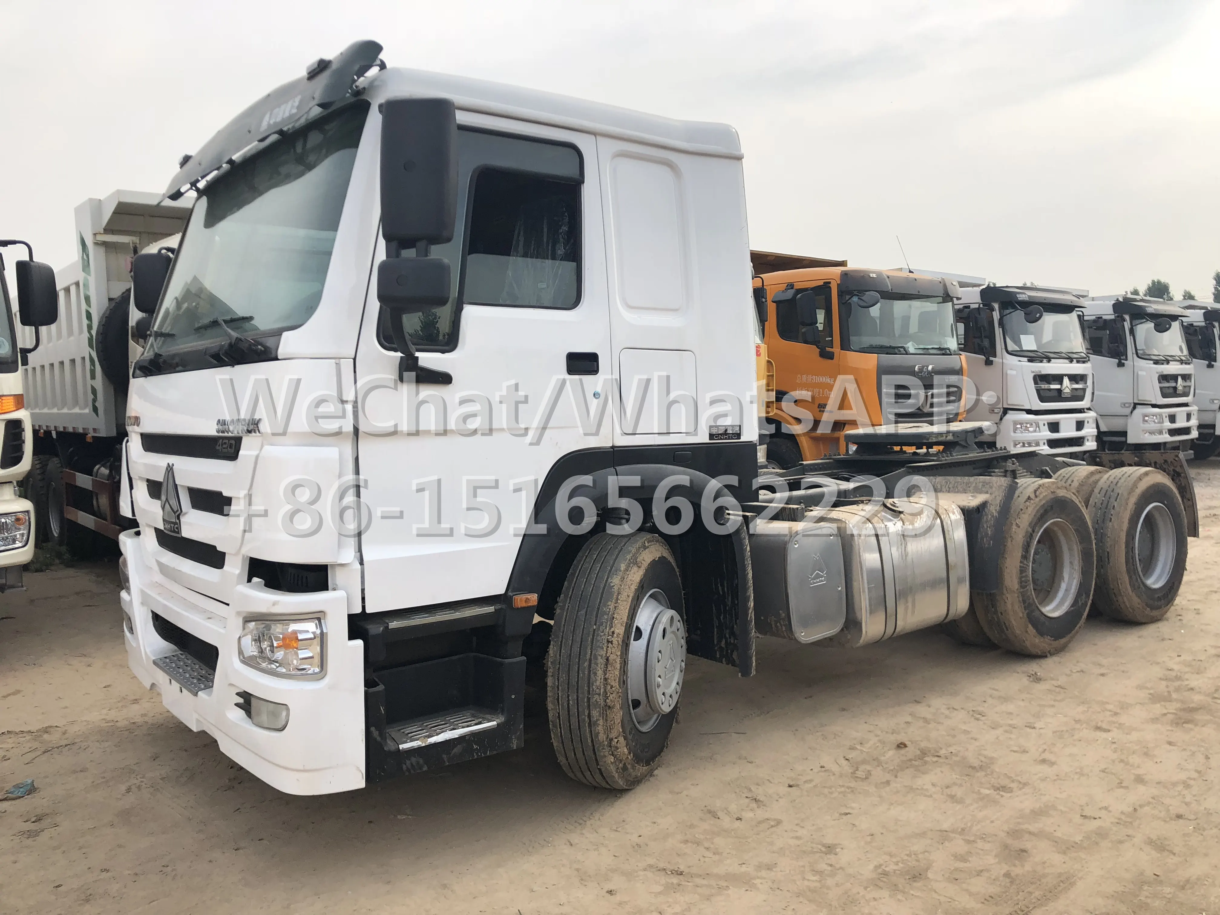  Низкая цена лидер продаж в Китае тракторный Грузовик Sinotruk HOWO 6X4 30 тонн 10 шины используемые