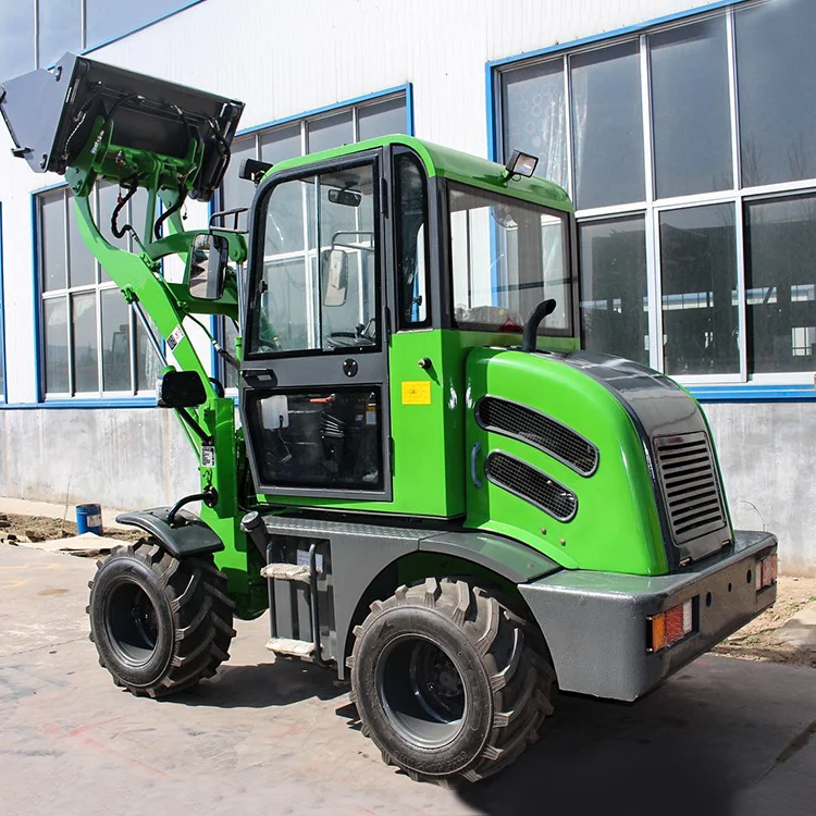 Hydrostatic transmission 908 800KG green garden trucking mini wheel loader compact