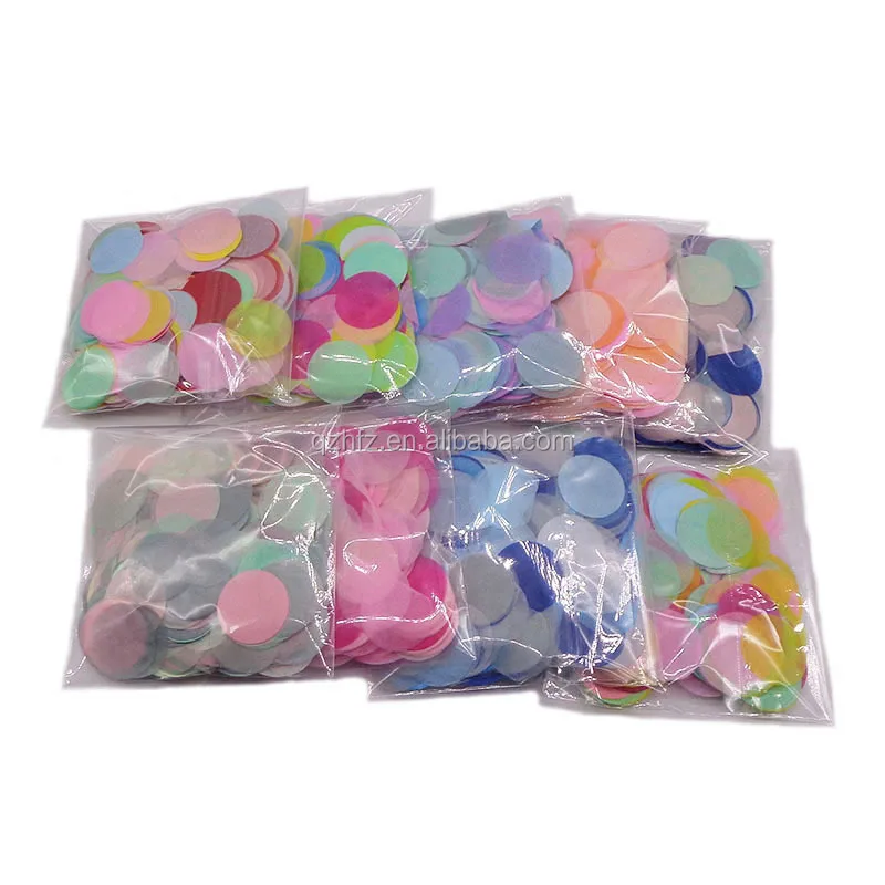 Global Shunli Biodegradable Custom Shredded Confetti Rice Paper Round Shaped Bachelorette