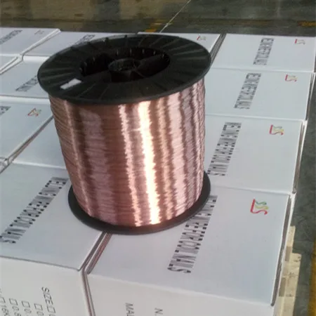 Factory wholesale Solderable Enamelled Weld Coil Nails 0.6 mm 0.8 mm  Copper Coated Welding Wire