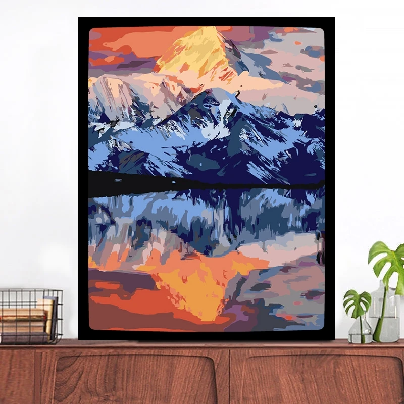 DIY High quality custom handmade oil painting from digital photo for bedroom wall art home decor