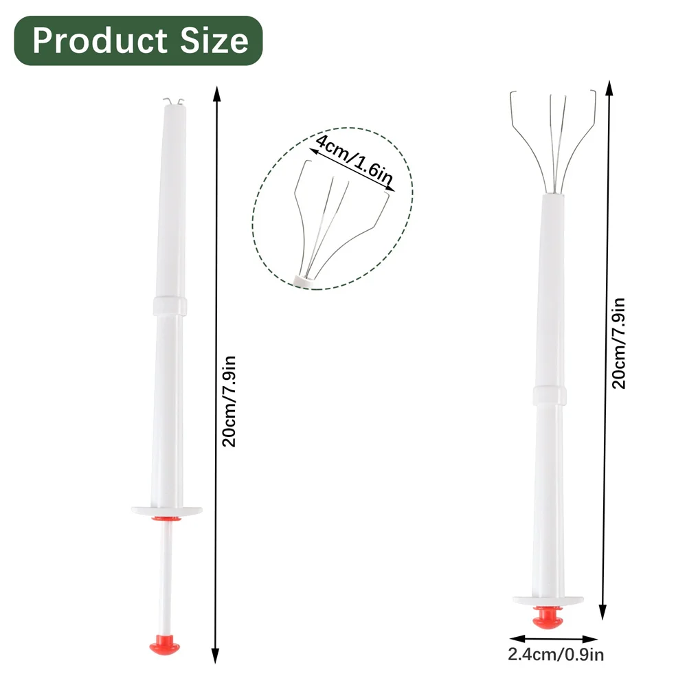 Kitchen Stainless Steel Olive Pepper Grabber Pickle Picker Grabber Claw Jar Pickle Pincher Tool