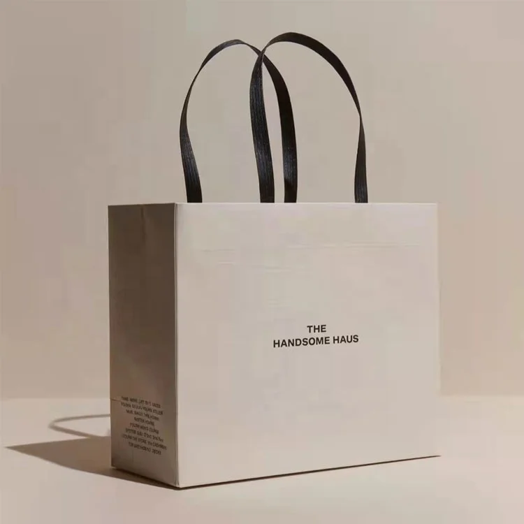 New Design Customize Shopping Bag Stand Up Storage Foldable Brown Paper Bag With Twisted Handles 14X10X15 Inches