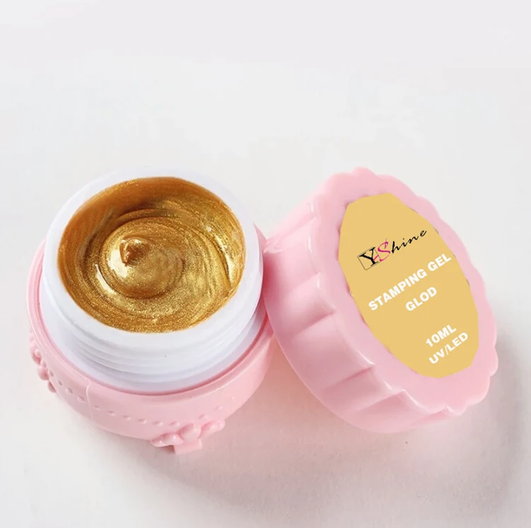 nail art stamping gel hot popular Fluorescence painting gel polish uv led nail gel paint OEM