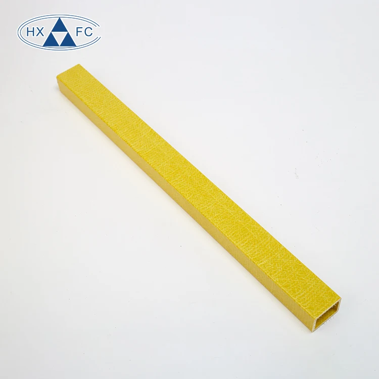 Square Fiberglass Reinforced Plastic Pipe FRP Pultruded Square Tube