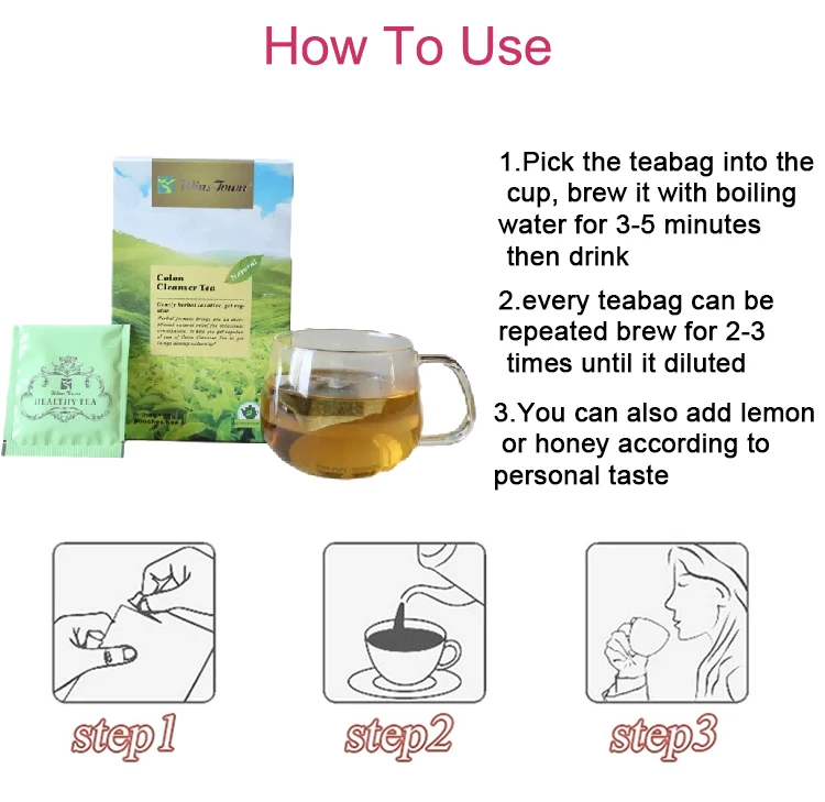 Colon Detox Tea Hot Sell Customized Natural Herbal Colon Detox Tea
