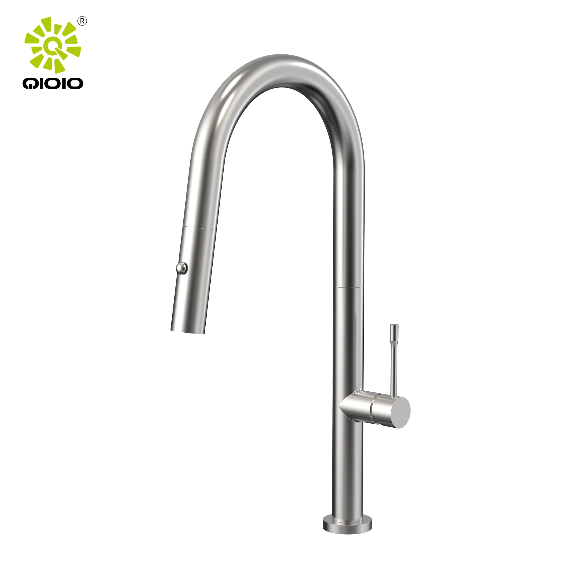 pull out kitchen faucet 304 ss watermark tap kitchen mixer inox goose neck  taps  gun metal sink  mixers