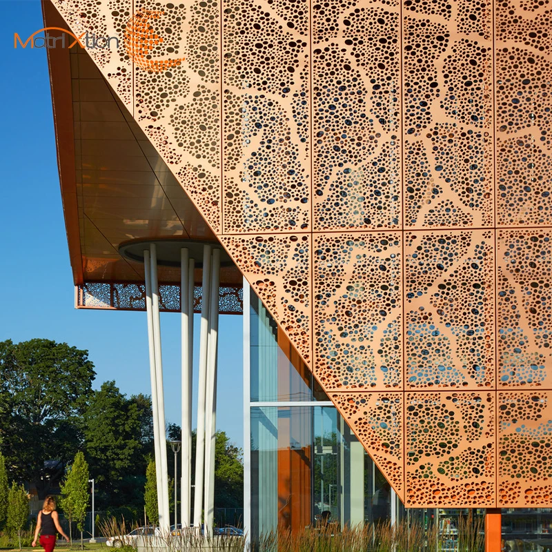 Matrixtion Modern Luxury Feature Aluminum Fluted Design Decorative Wall Panel