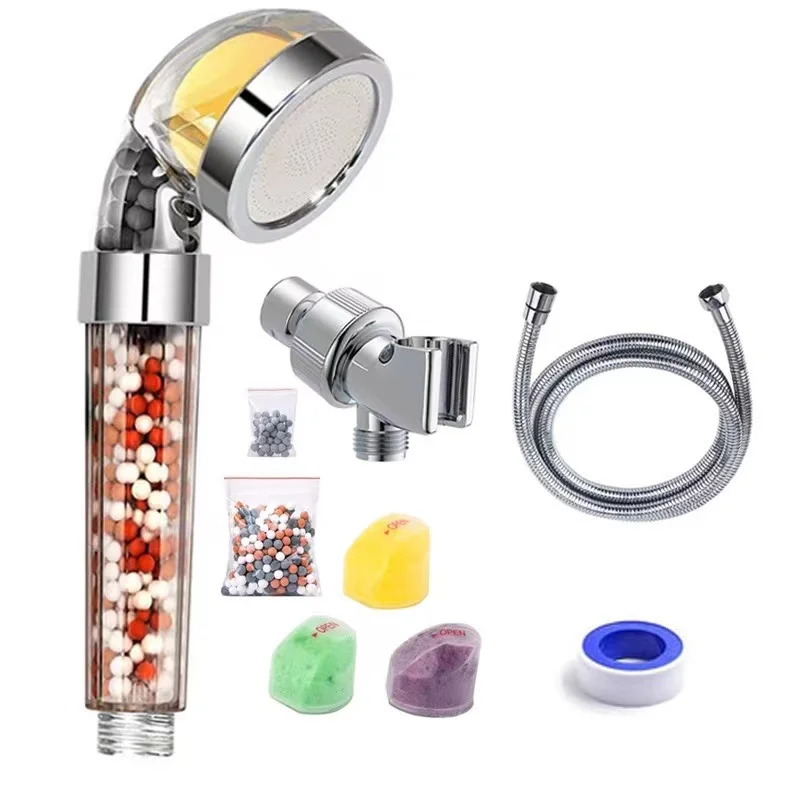 ionic filtered aroma vitamin C plastic Shower Head tube with jets