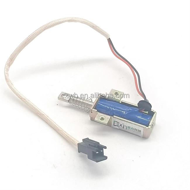 Factory price U0436L pull type open frame solenoid  DC 3v 6V electric solenoid travel  6mm  mini solenoid