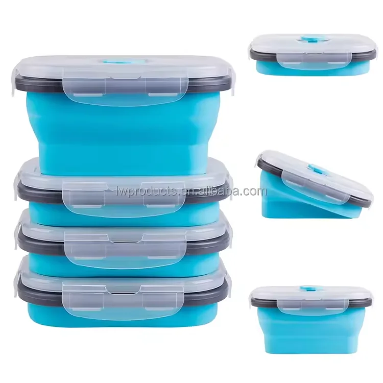 Силиконовый Прямоугольник Пищевой Контейнер