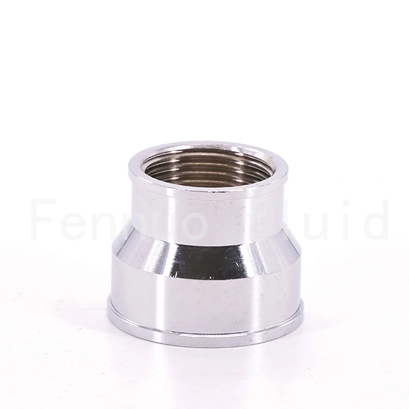 male female thread tee elbow bushing  nickel chrome plated full range brass forged tube fitting sanitary 3/4 pipe nipple